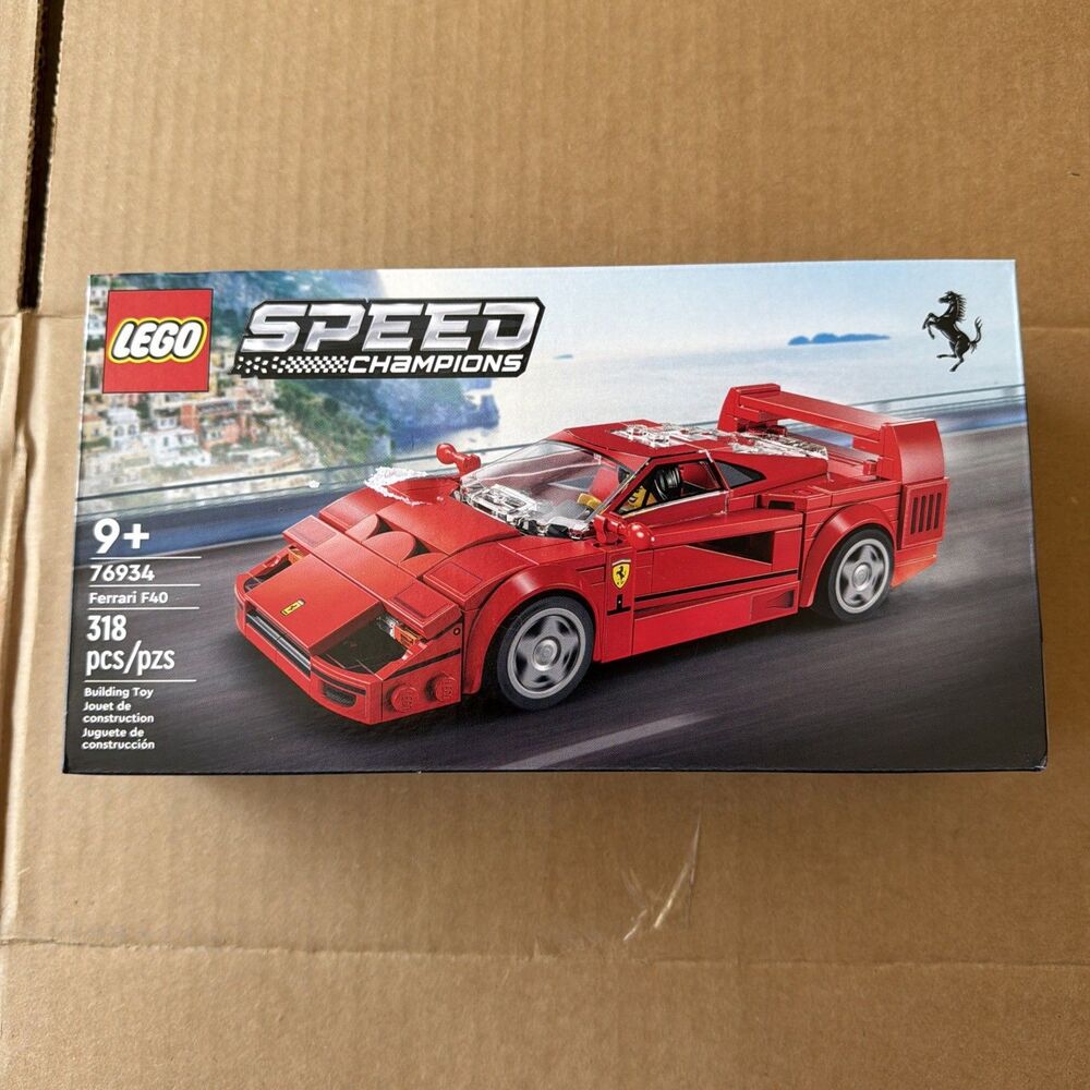 LEGO Speed Champions Ferrari F40 Supercar 318 Pcs 76934